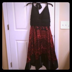 22W Empire Waist Halter Dress